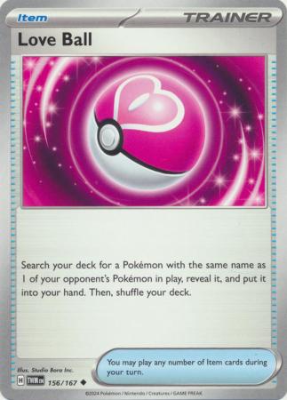 Scarlet & Violet: Twilight Masquerade : 156/167 - Love Ball - Uncommon
