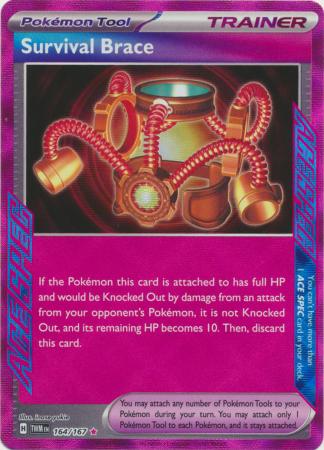 Scarlet & Violet: Twilight Masquerade : 164/167 - Survival Brace - Ace Rare