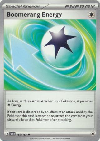 Scarlet & Violet: Twilight Masquerade : 166/167 - Boomerang Energy - Uncommon