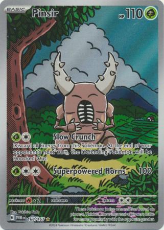 Scarlet & Violet: Twilight Masquerade : 168/167 - Pinsir - Illustration Rare