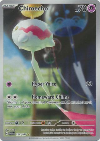 Scarlet & Violet: Twilight Masquerade : 179/167 - Chimecho - Illustration Rare