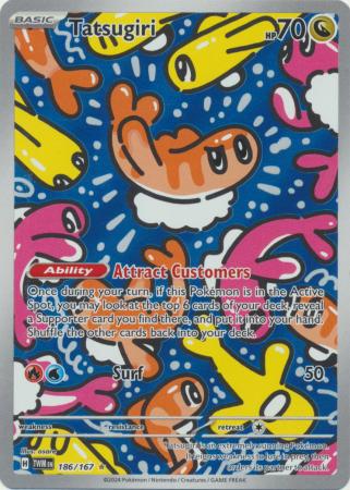 Scarlet & Violet: Twilight Masquerade : 186/167 - Tatsugiri - Illustration Rare