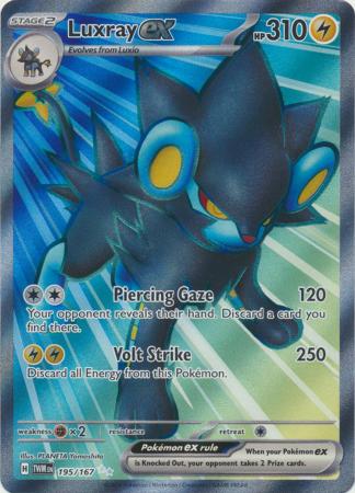 Scarlet & Violet: Twilight Masquerade : 195/167 - Luxray ex - Full Art Secret Rare