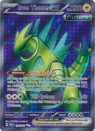 Scarlet & Violet: Twilight Masquerade : 196/167 - Iron Thorns ex - Full Art Secret Rare