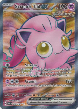 Scarlet & Violet: Twilight Masquerade : 197/167 - Scream Tail ex - Full Art Secret Rare