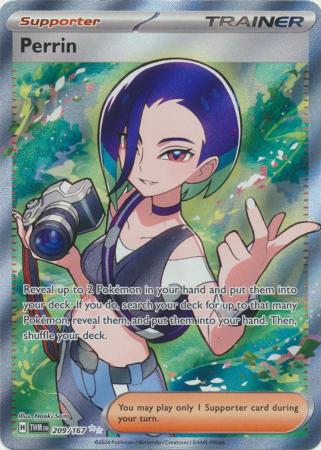 Scarlet & Violet: Twilight Masquerade : 209/167 - Perrin - Full Art Secret Rare