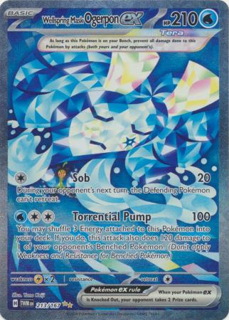 Scarlet & Violet: Twilight Masquerade : 213/167 - Wellspring Mask Ogerpon ex - Special Illustration Rare