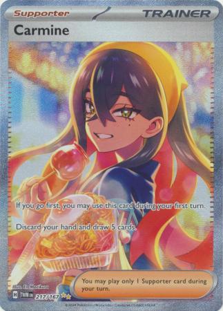 Scarlet & Violet: Twilight Masquerade : 217/167 - Carmine - Special Illustration Rare