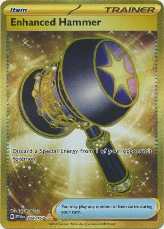 Scarlet & Violet: Twilight Masquerade : 224/167 - Enhanced Hammer - Gold Secret Rare