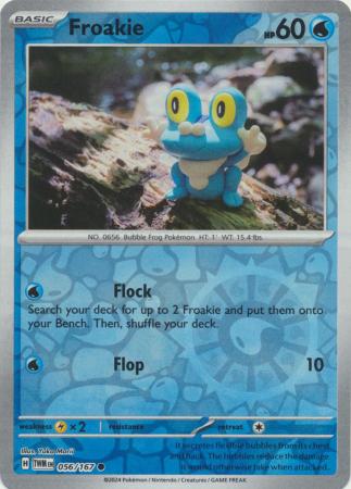Scarlet & Violet: Twilight Masquerade : 056/167 - Froakie - Common Reverse Holo
