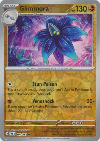 Scarlet & Violet: Twilight Masquerade : 109/167 - Glimmora - Uncommon Reverse Holo