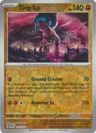Scarlet & Violet: Twilight Masquerade : 110/167 - Ting-Lu - Holo Rare Reverse Holo