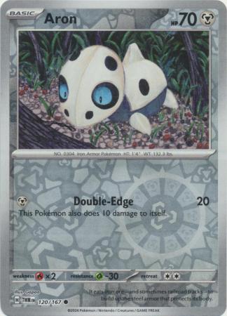 Scarlet & Violet: Twilight Masquerade : 120/167 - Aron - Common Reverse Holo