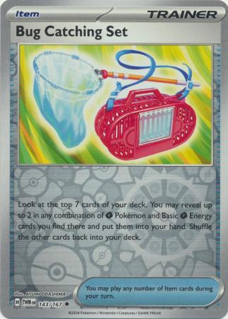 Scarlet & Violet: Twilight Masquerade : 143/167 - Bug Catching Set - Uncommon Reverse Holo