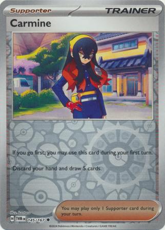 Scarlet & Violet: Twilight Masquerade : 145/167 - Carmine - Uncommon Reverse Holo