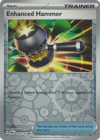 Scarlet & Violet: Twilight Masquerade : 148/167 - Enhanced Hammer - Uncommon Reverse Holo