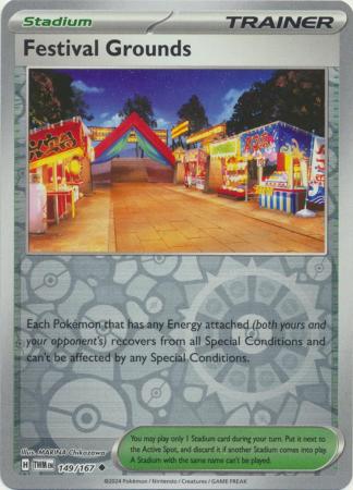 Scarlet & Violet: Twilight Masquerade : 149/167 - Festival Grounds - Uncommon Reverse Holo