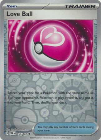 Scarlet & Violet: Twilight Masquerade : 156/167 - Love Ball - Uncommon Reverse Holo