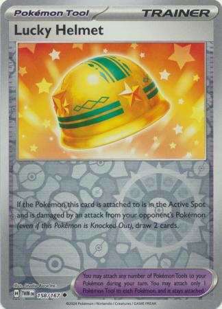 Scarlet & Violet: Twilight Masquerade : 158/167 - Lucky Helmet - Uncommon Reverse Holo