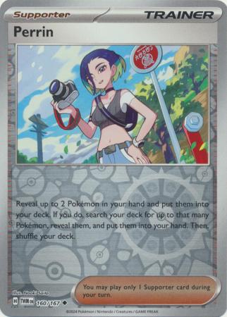 Scarlet & Violet: Twilight Masquerade : 160/167 - Perrin - Uncommon Reverse Holo