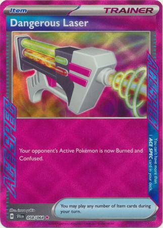 Scarlet & Violet: Shrouded Fable : 058/064 - Dangerous Laser - Ace Rare