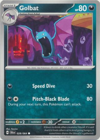 Scarlet & Violet: Shrouded Fable : 028/064 - Golbat - Common
