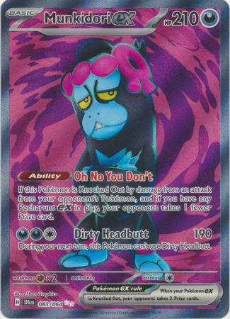 Scarlet & Violet: Shrouded Fable :  083/064 - Munkidori ex - Full Art Secret Rare