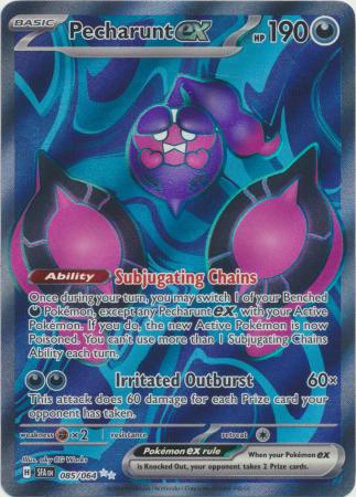 Scarlet & Violet: Shrouded Fable : 085/064 - Pecharunt ex - Full Art Secret Rare