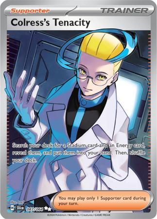 Scarlet & Violet: Shrouded Fable : 087/064 - Colress's Tenacity - Full Art Secret Rare