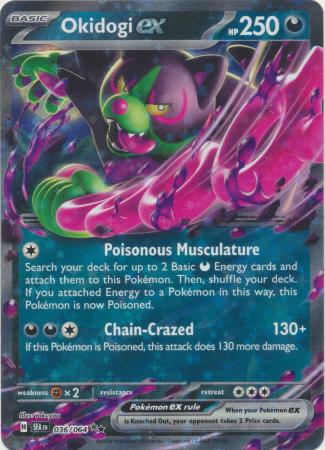 Scarlet & Violet: Shrouded Fable : 036/064 - Okidogi ex - Ultra Rare
