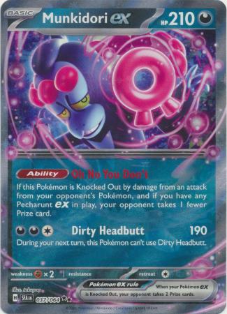 Scarlet & Violet: Shrouded Fable : 037/064 - Munkidori ex - Ultra Rare