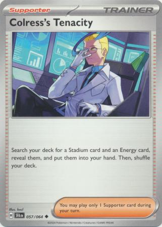 Scarlet & Violet: Shrouded Fable : 057/064 - Colress's Tenacity - Uncommon