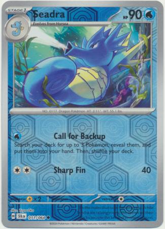 Scarlet & Violet: Shrouded Fable : 011/064 - Seadra - Common Reverse Holo