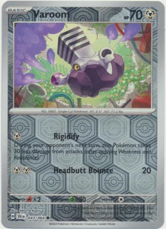 Scarlet & Violet: Shrouded Fable : 043/064 - Varoom - Common Reverse Holo