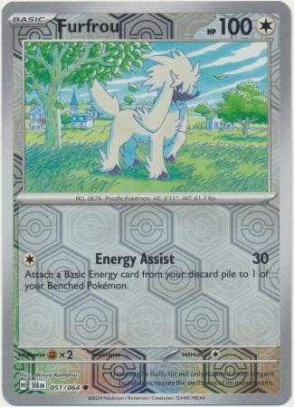 Scarlet & Violet: Shrouded Fable : 051/064 - Furfrou - Common Reverse Holo