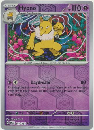 Scarlet & Violet: Shrouded Fable : 017/064 - Hypno - Uncommon Reverse Holo