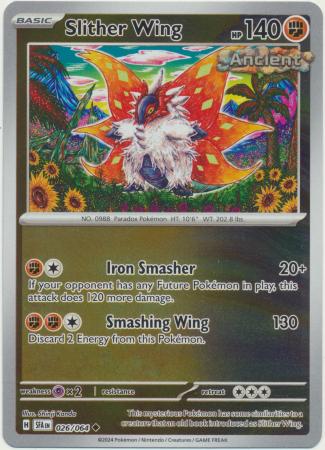Scarlet & Violet: Shrouded Fable : 026/064 - Slither Wing - Uncommon Reverse Holo