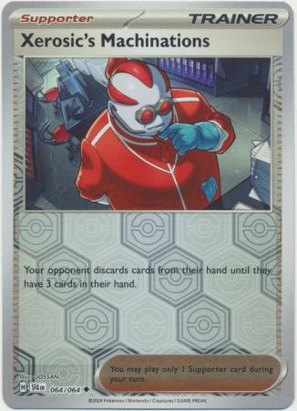 Scarlet & Violet: Shrouded Fable : 064/064 - Xerosic's Machinations - Uncommon Reverse Holo