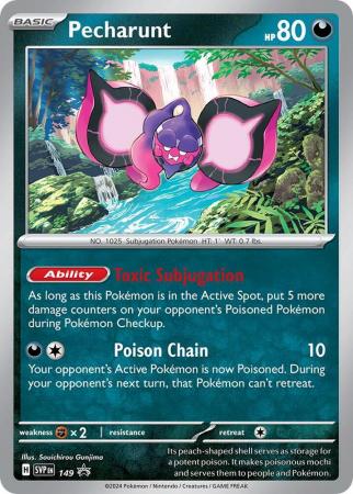 Scarlet & Violet: Shrouded Fable : SVP149 - Pecharunt - Holo Promo