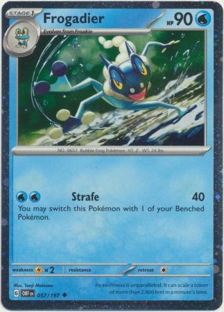 Scarlet & Violet: Shrouded Fable : 057/197 - Frogadier - Galaxy Holo Promo