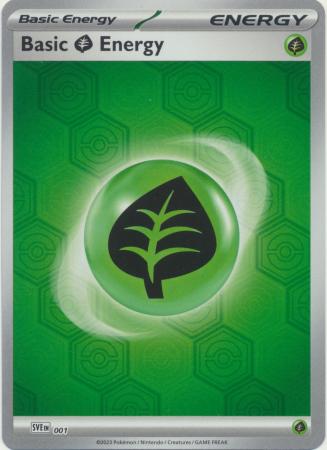 Scarlet & Violet: Shrouded Fable :  SVE001 - Basic Grass Energy - Reverse Holo