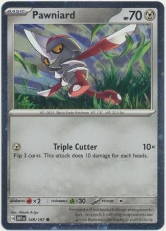 Scarlet & Violet: Shrouded Fable : 148/197 - Pawniard - Galaxy Holo Promo