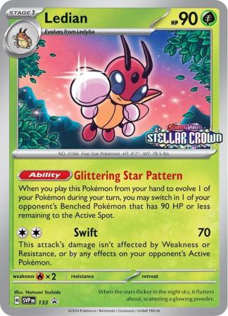 Scarlet & Violet: Stellar Crown : SVP133 - Ledian - Prerelease Promo