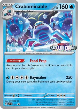 Scarlet & Violet: Stellar Crown : SVP134 - Crabominable - Prerelease Promo