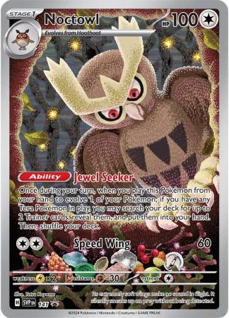 Scarlet & Violet: Stellar Crown:  SVP141 - Noctowl - Illustration Rare Promo