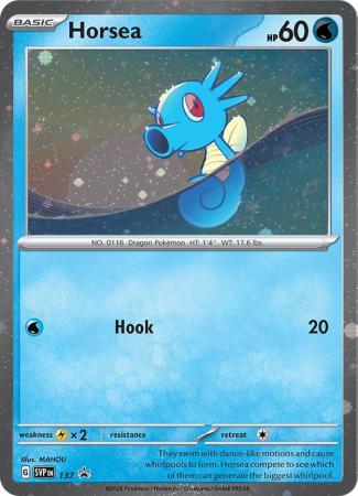 Scarlet & Violet: Stellar Crown : SVP137 - Horsea - Holo Promo