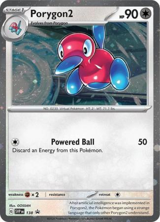 Scarlet & Violet: Stellar Crown : SVP138 - Porygon2 - Holo Promo