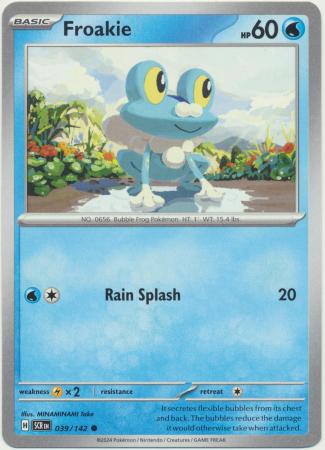 Scarlet & Violet: Stellar Crown : 039/142 - Froakie - Common