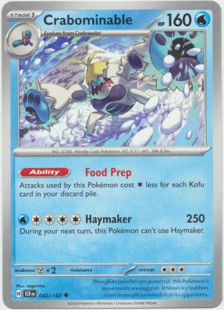Scarlet & Violet: Stellar Crown : 042/142 - Crabominable - Uncommon