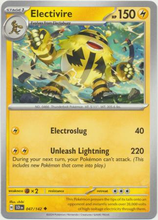 Scarlet & Violet: Stellar Crown : 047/142 - Electivire - Uncommon